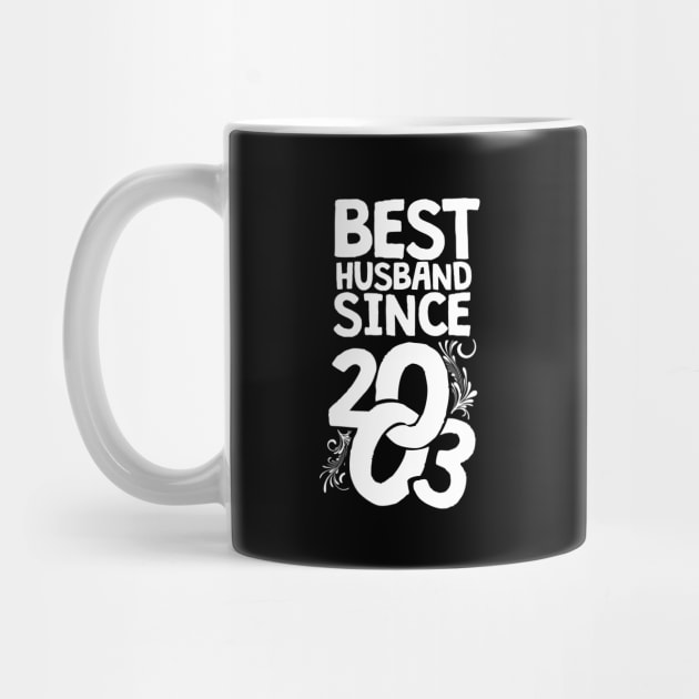 'Best Husband Since 2003' Sweet Wedding Anniversary Gift by ourwackyhome